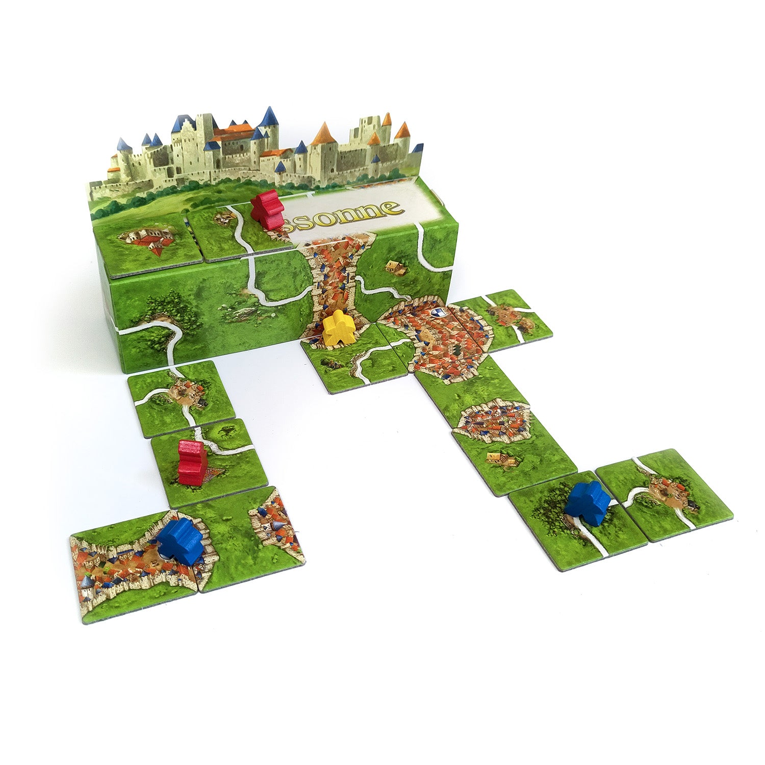 Carcassonne - 3D starting landscape