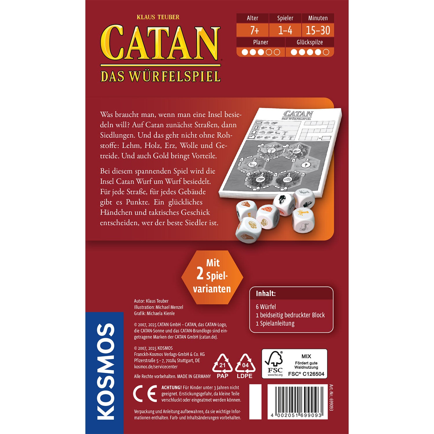 Catan - Das Würfelspiel