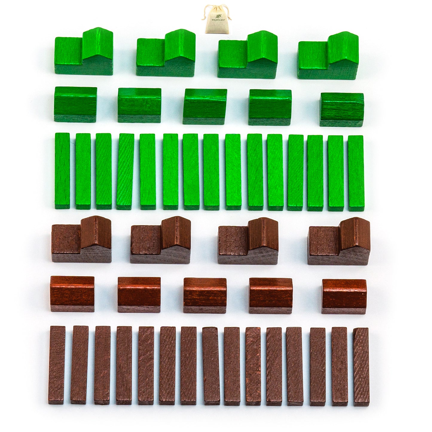 Siedler Holzfiguren - Sets für 2 Spieler