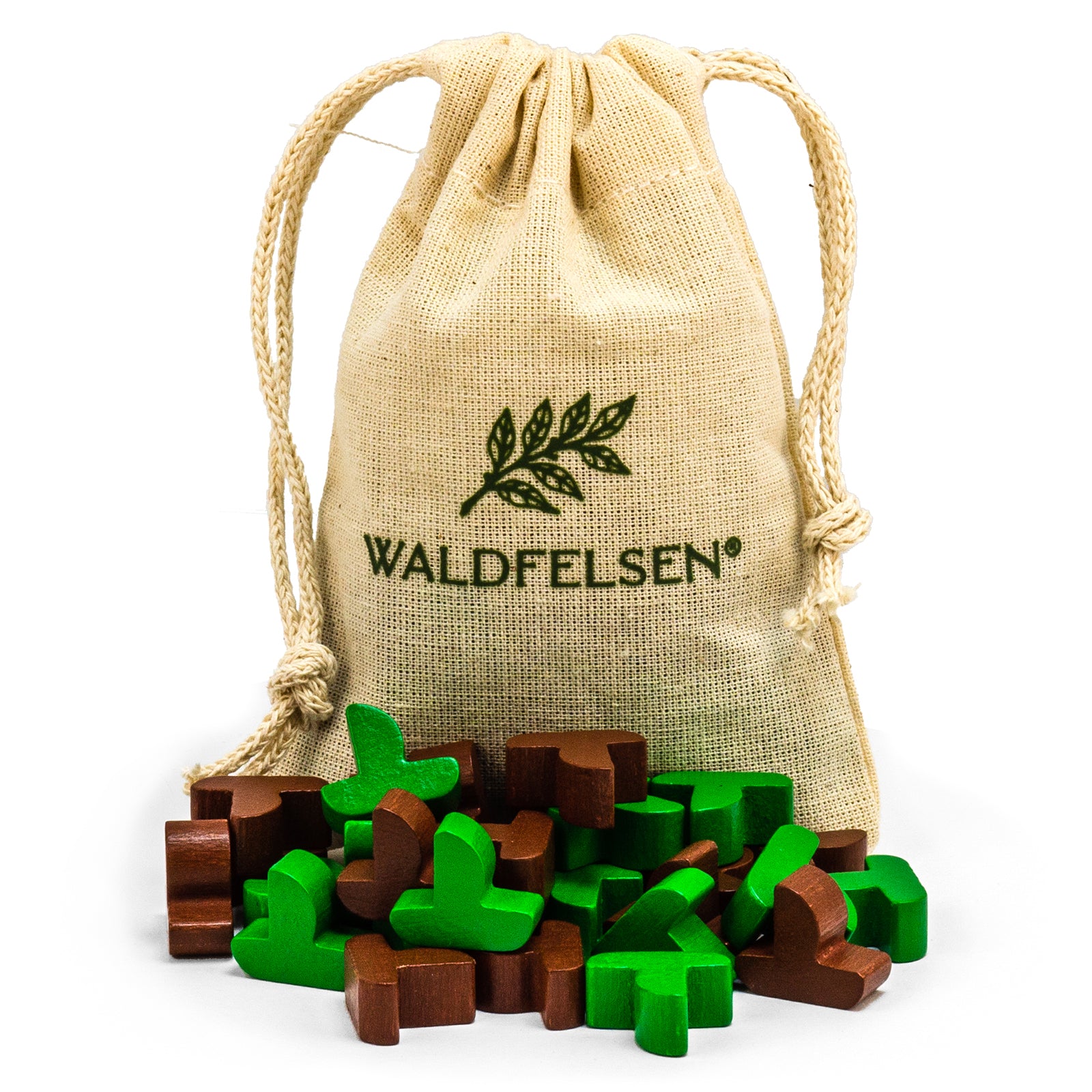 Settlers wooden figures - sets for 2 players