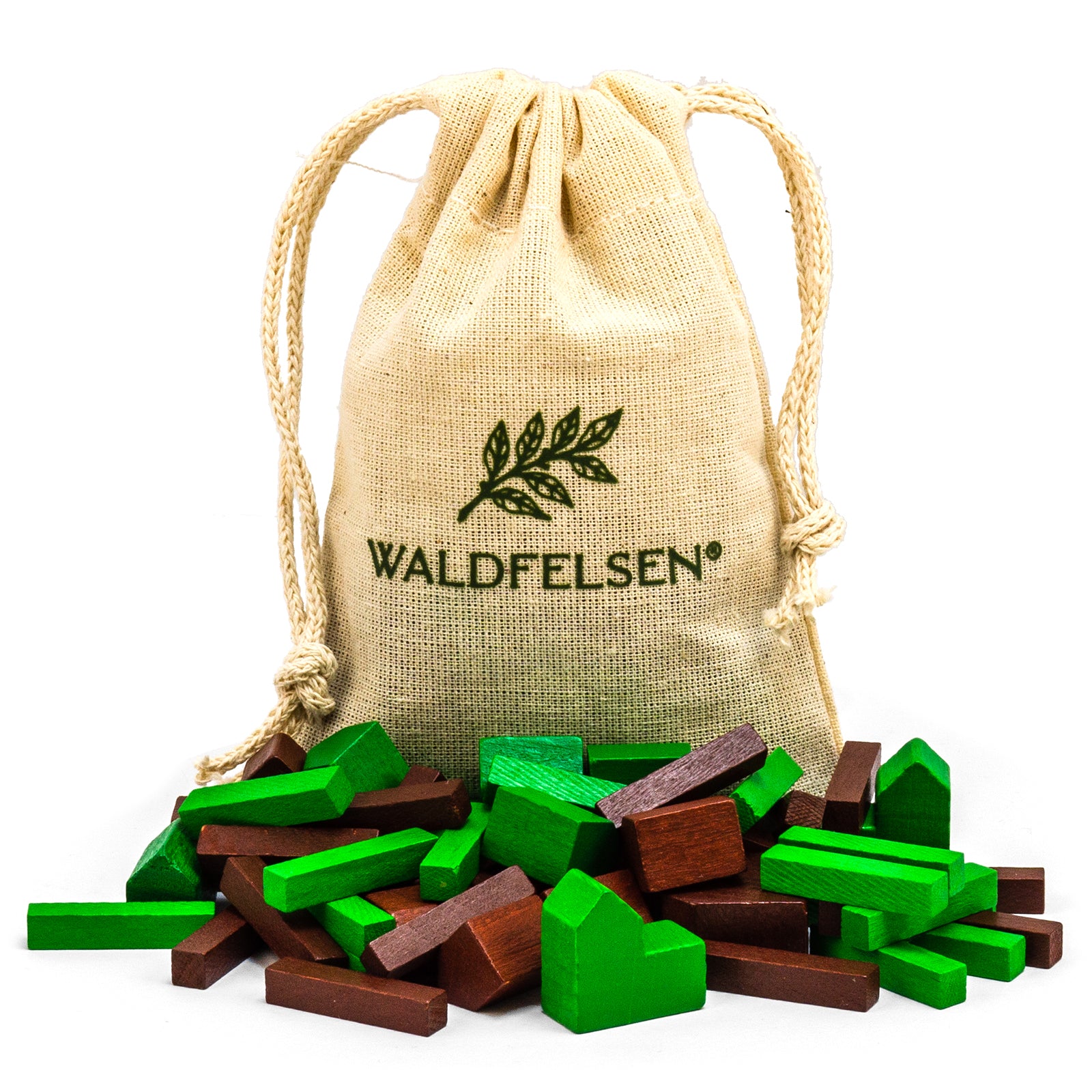 Settlers wooden figures - sets for 2 players