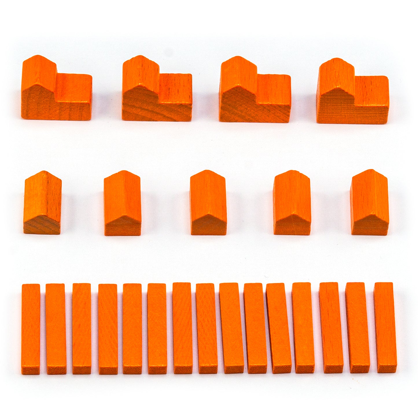 Figurines en bois Settlers - ensembles pour 1 joueur
