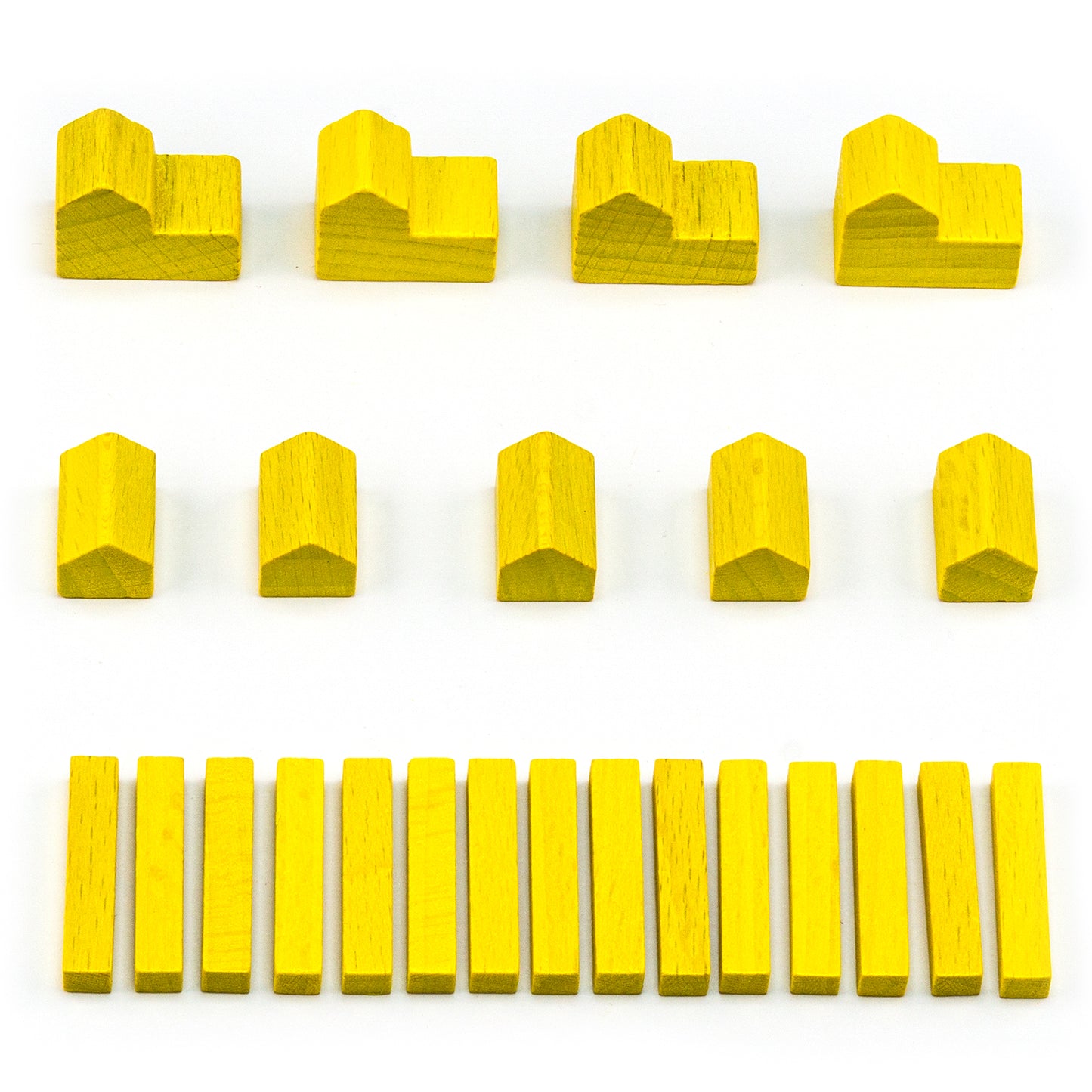 Figurines en bois Settlers - ensembles pour 1 joueur