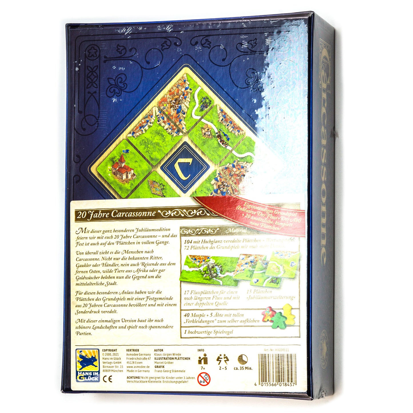 Carcassonne - Grundspiel (Jubiläumsausgabe)