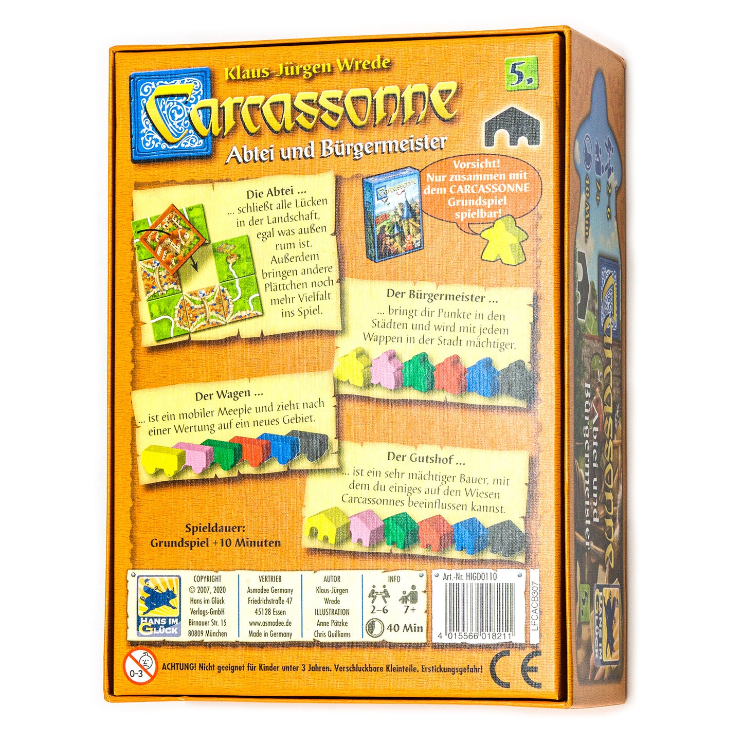 Carcassonne - 5th abbey and mayor