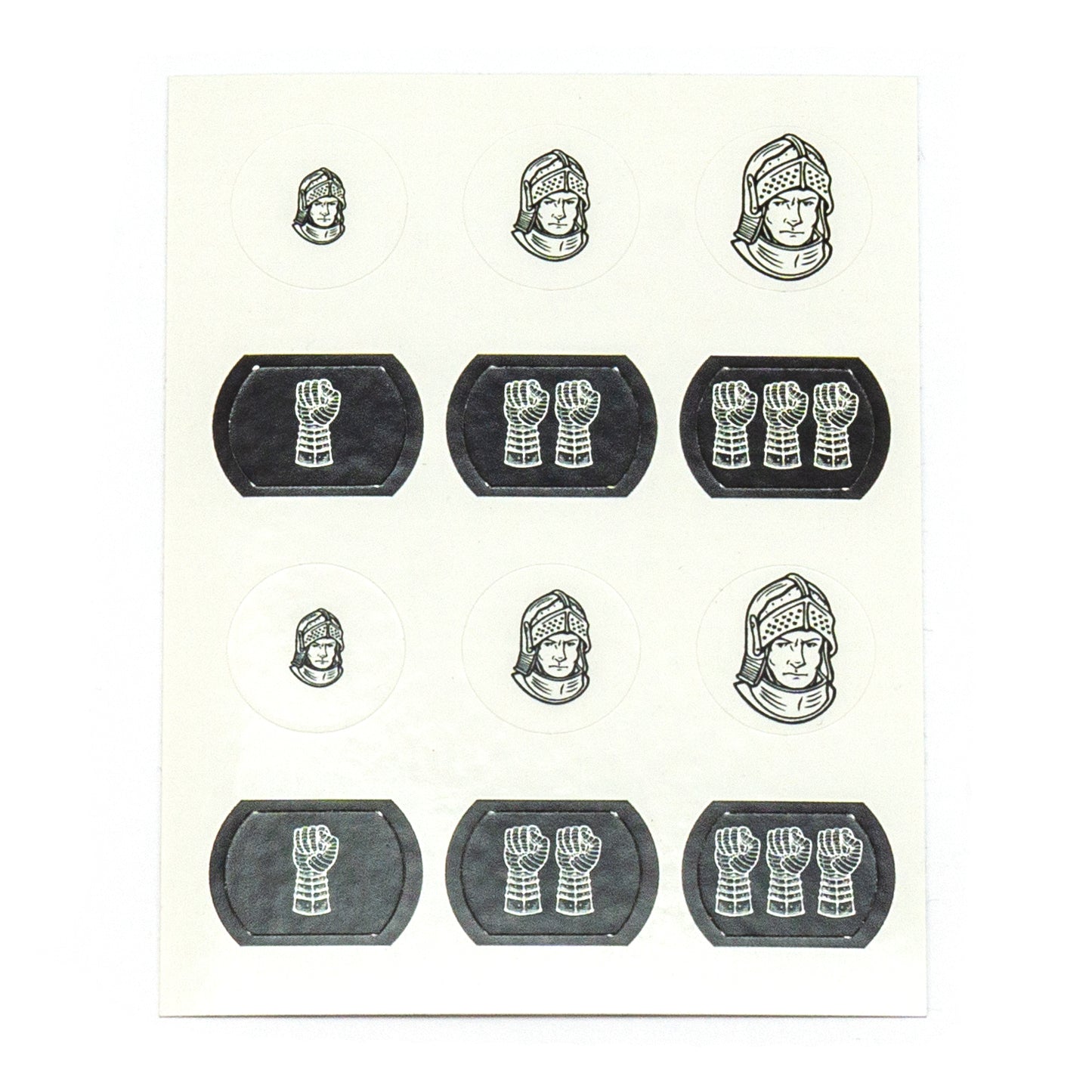 Settlers stickers - for 6 knights