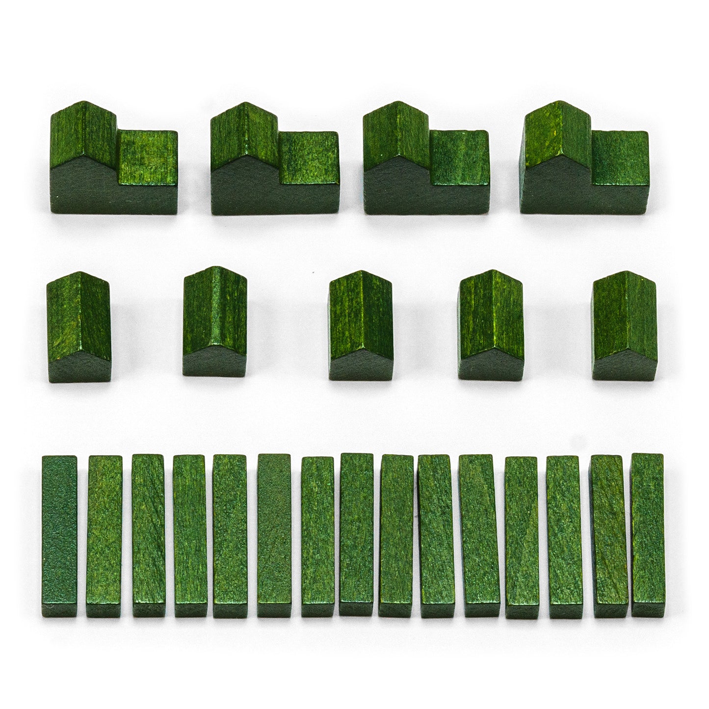Figurines en bois Settlers - ensembles pour 1 joueur