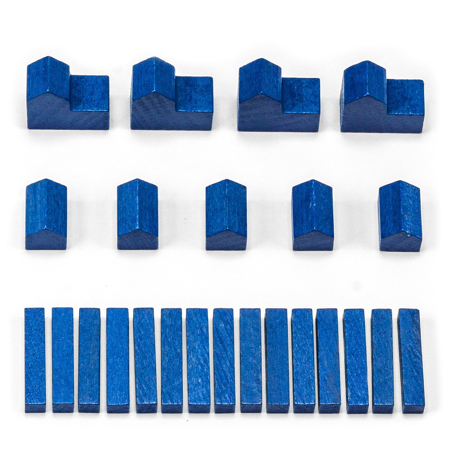 Figurines en bois Settlers - ensembles pour 1 joueur