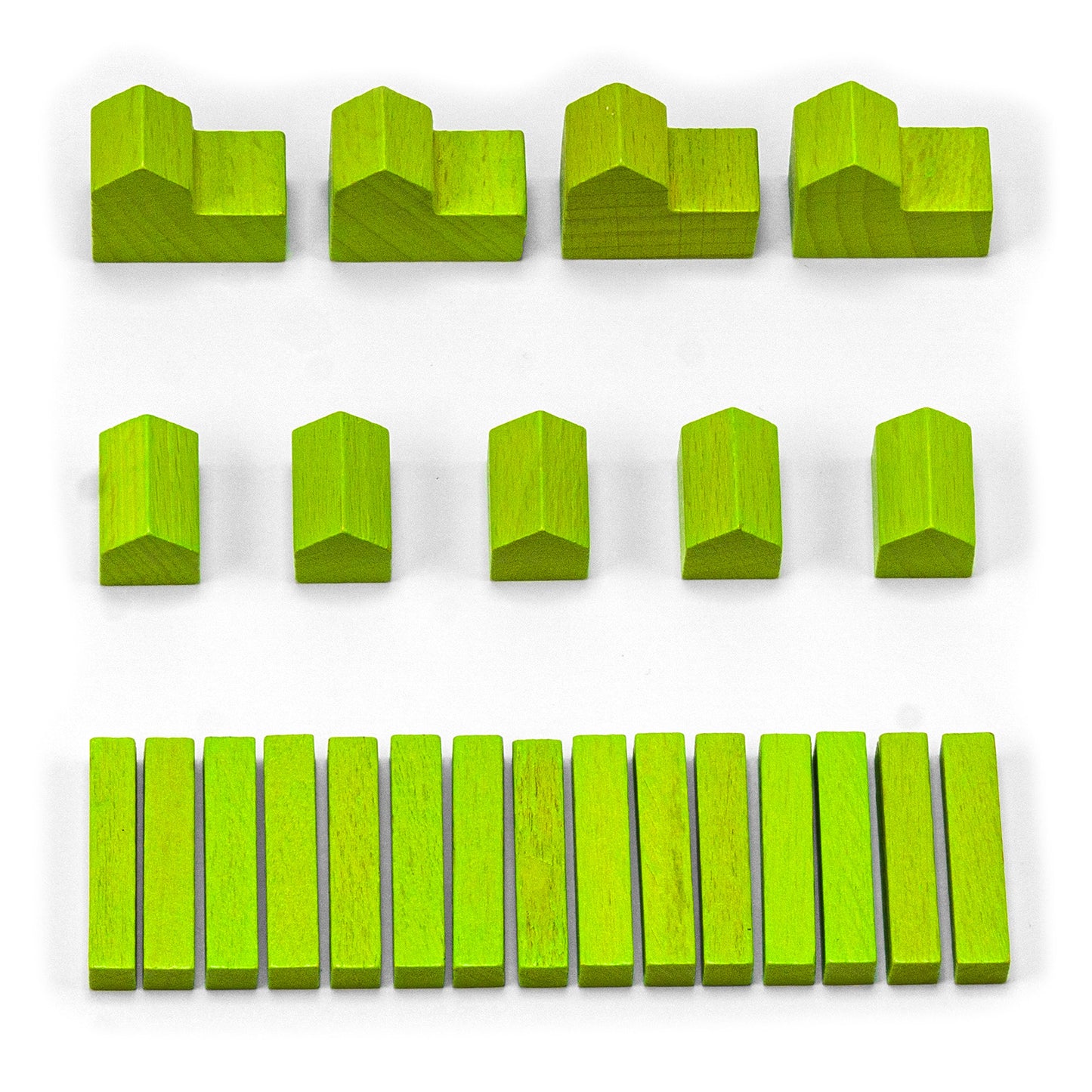 Figurines en bois Settlers - ensembles pour 1 joueur