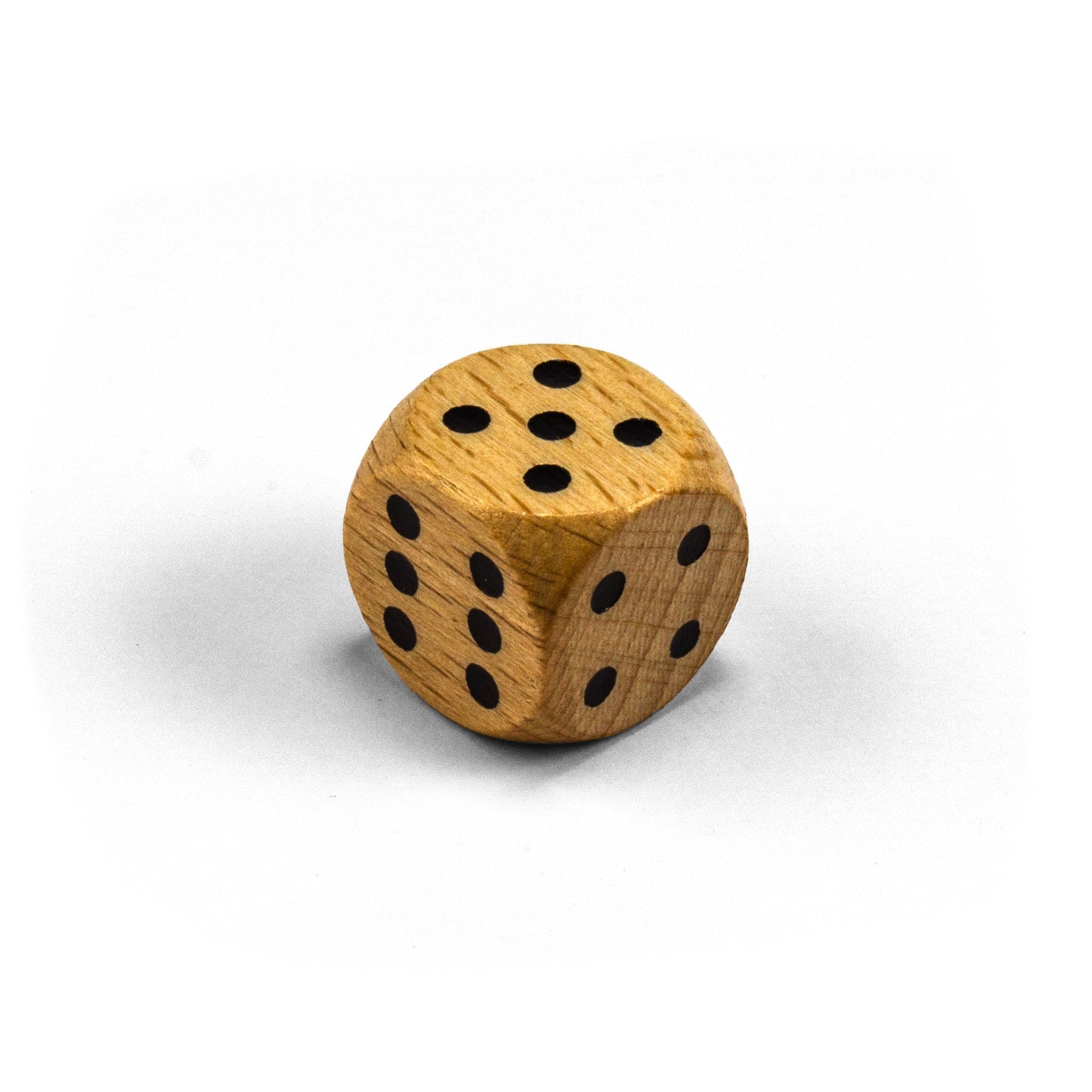 Holzwürfel mit schwarzen Augen (16 mm)