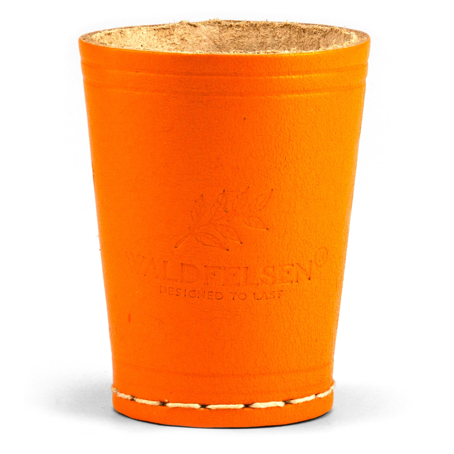 Coupe à dés en cuir véritable (9 cm)