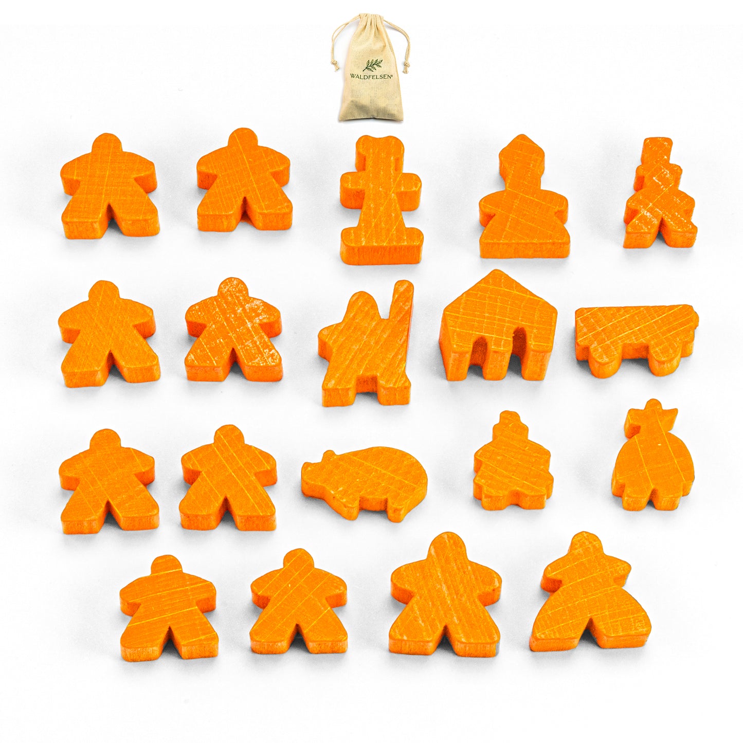 Carcassonne - Figuren Komplett-Set