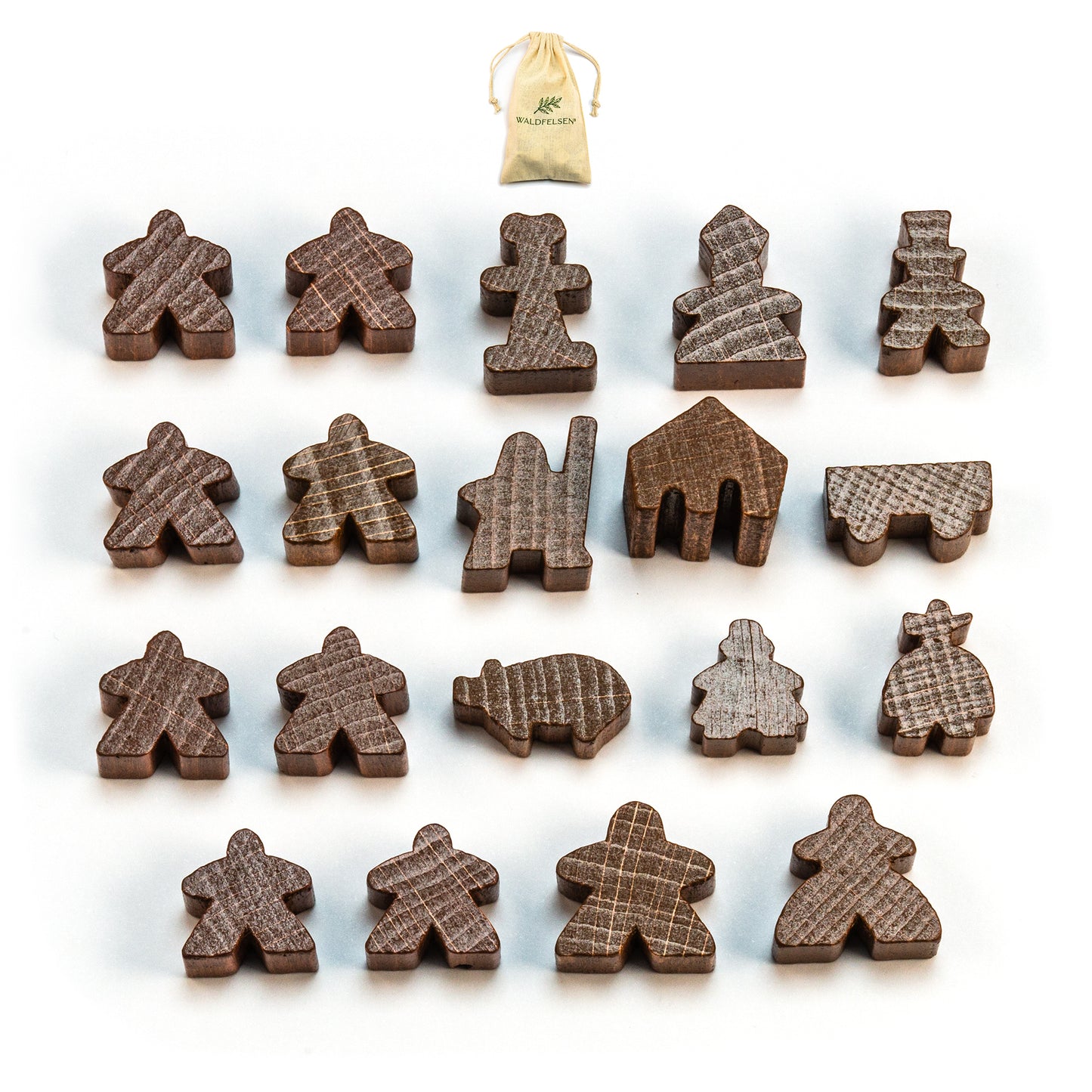 Carcassonne - Figuren Komplett-Set