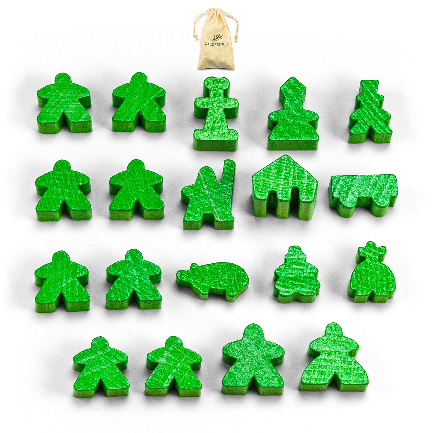 Carcassonne - Figuren Komplett-Set