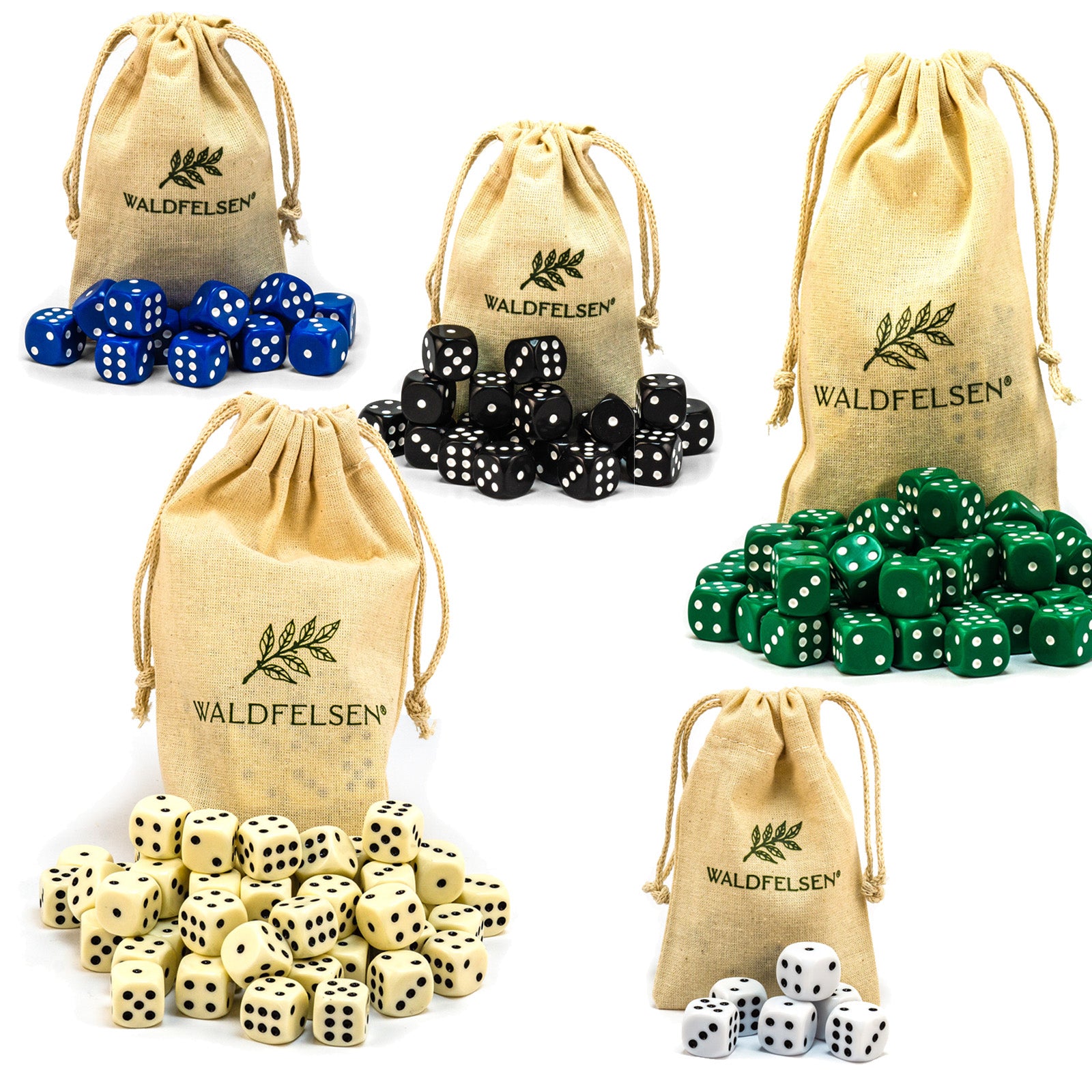 Acrylic dice sets (16 mm)
