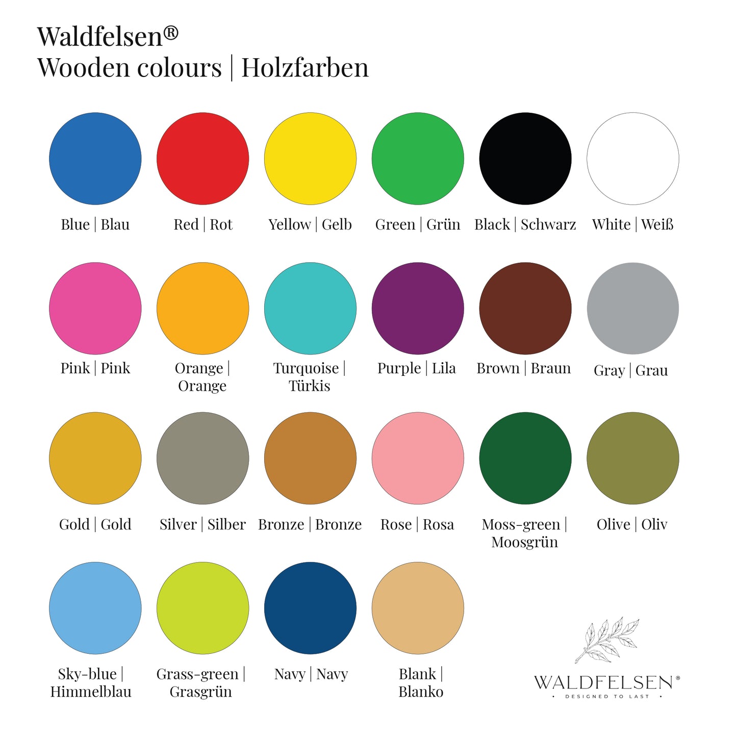 Holzwürfel mit weißen Zahlen (16 mm)