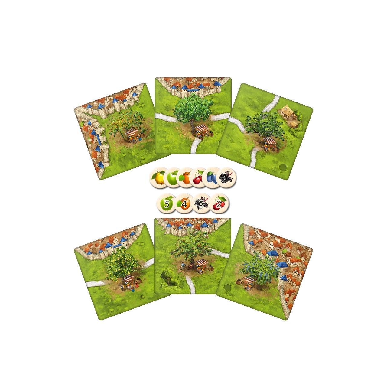 Carcassonne - The Fruit Trees