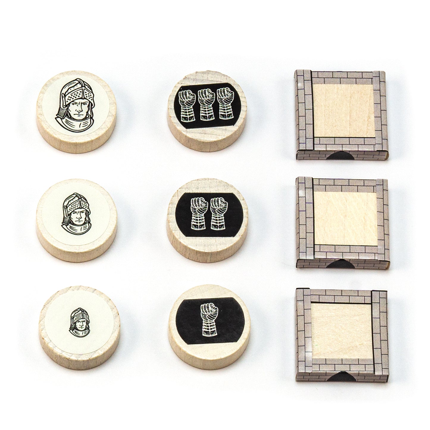 Figurines en bois Settlers - ensembles pour 1 joueur