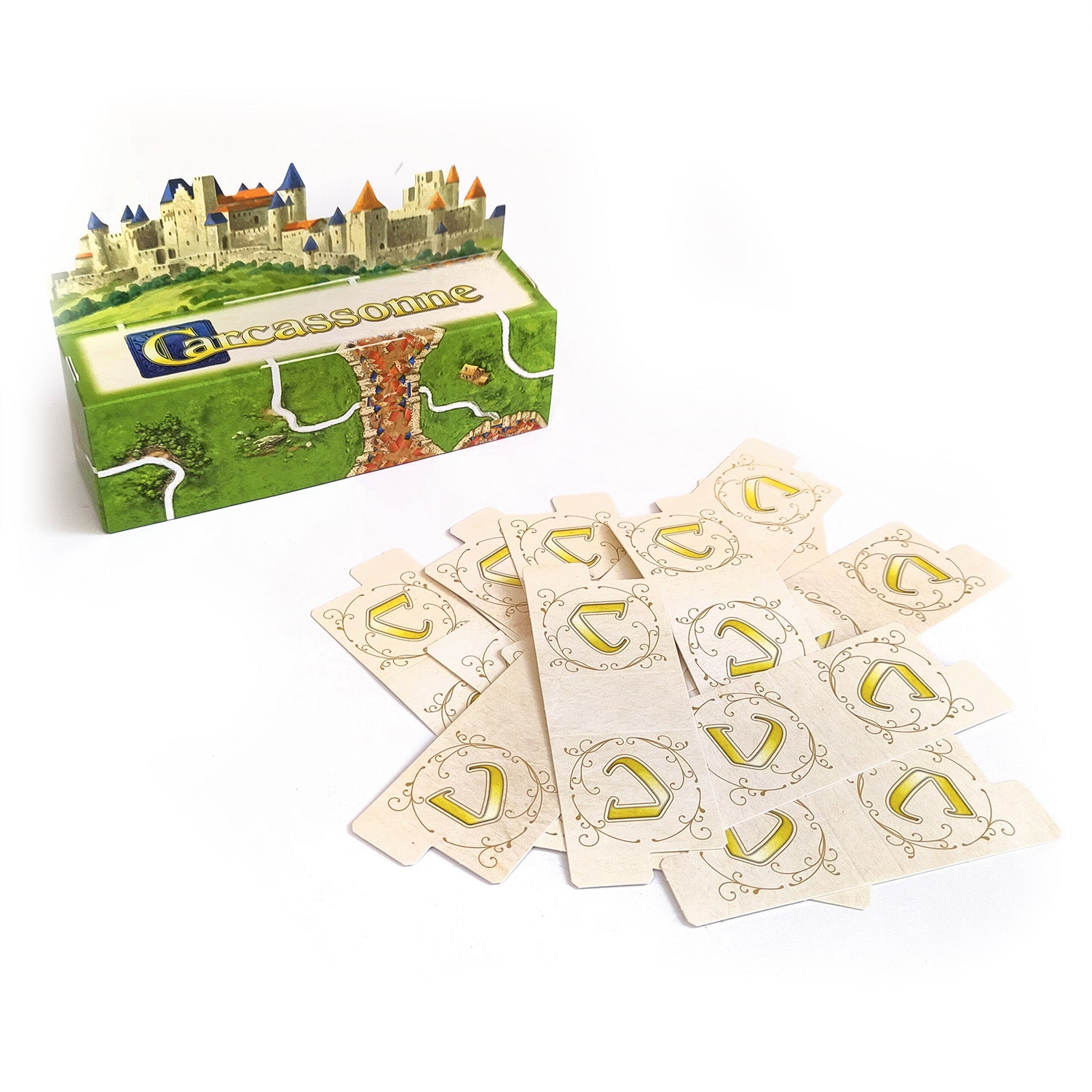 Carcassonne - 3D starting landscape