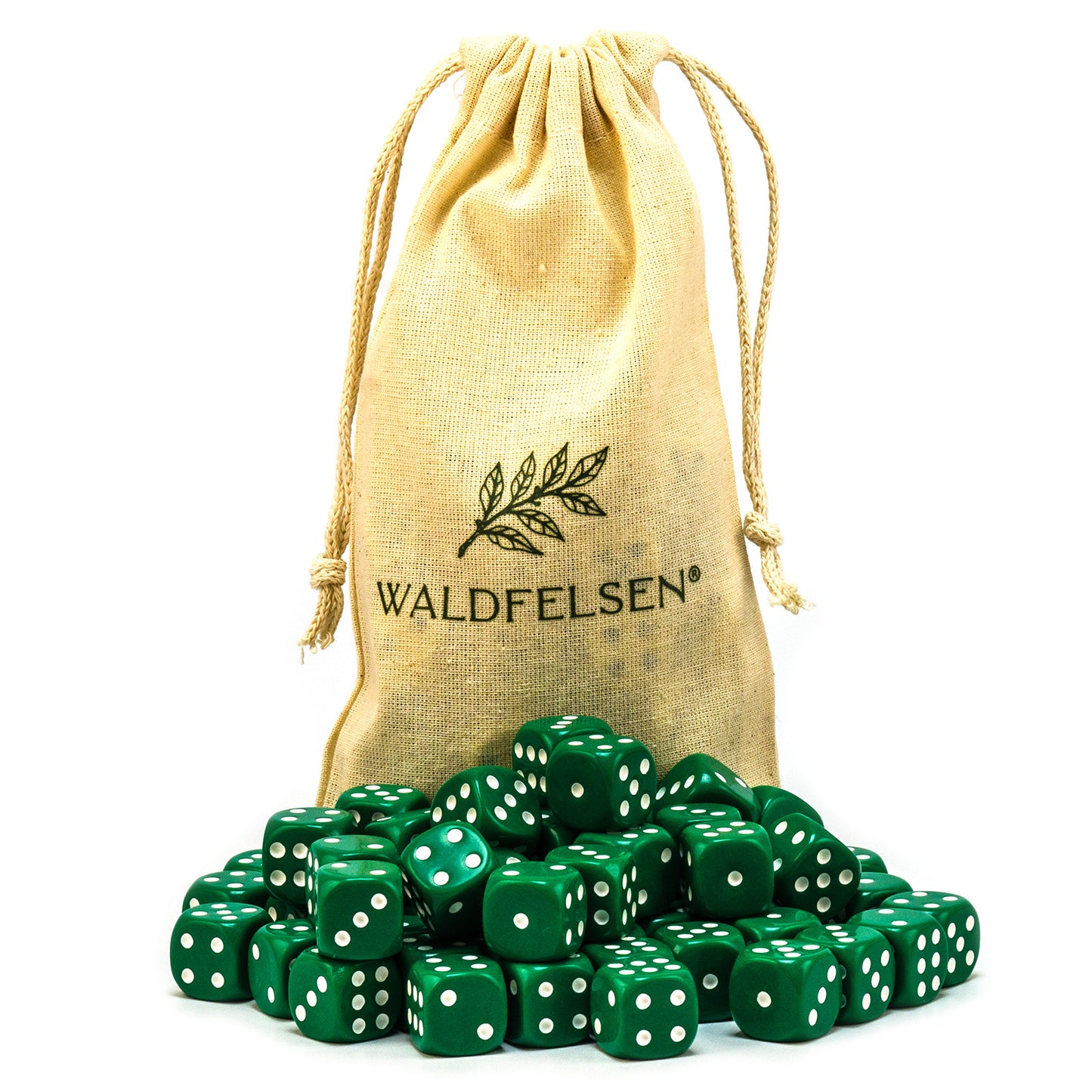 6-50 Standard Würfel 16 mm Stoffbeutel Spielwürfel Würfelset Säckchen 6-seitig