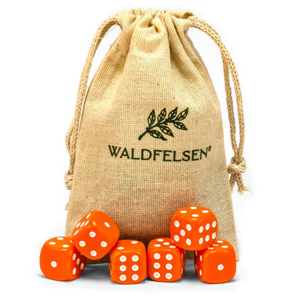 6-50 Standard Würfel 16 mm Stoffbeutel Spielwürfel Würfelset Säckchen 6-seitig