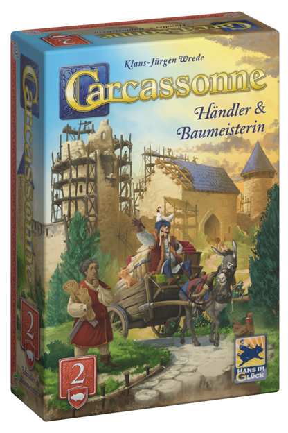 Carcassonne – 2. Händler & Baumeisterin