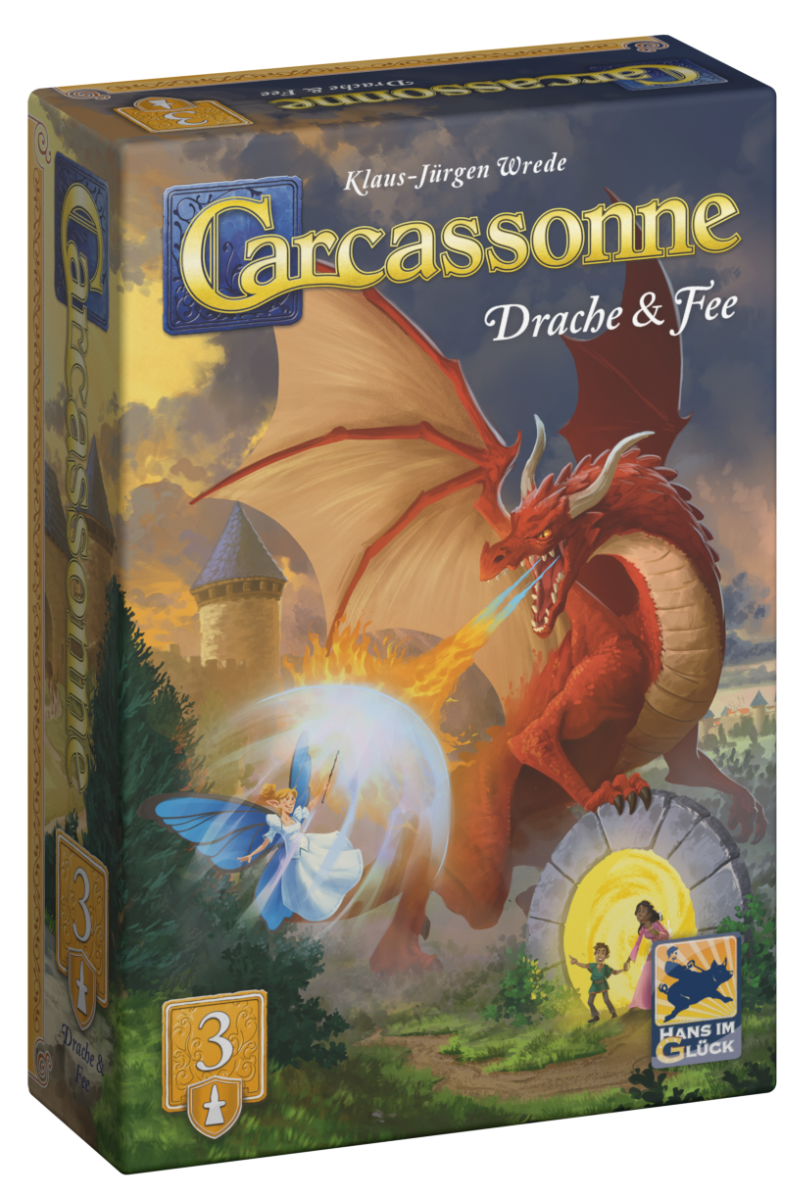 Carcassonne – 3. Burgfräulein und Drache