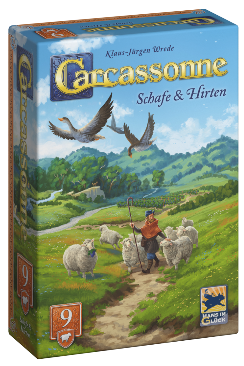 Carcassonne – 9. Schafe und Hügel
