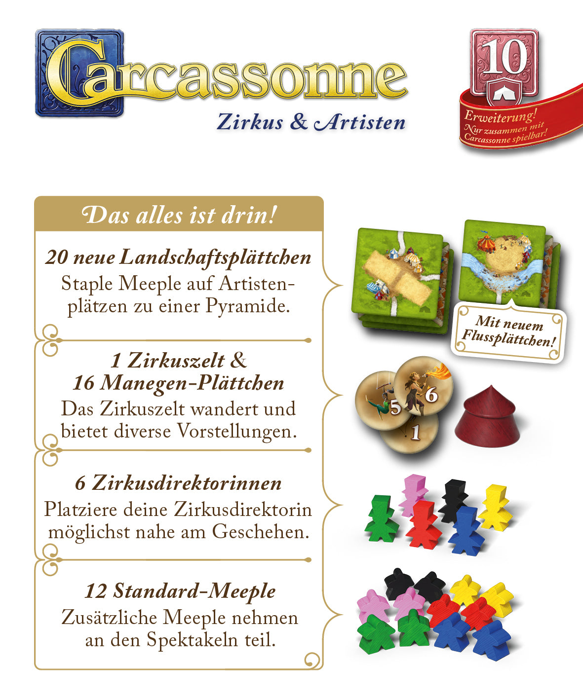 Carcassonne – 10. Manege frei!