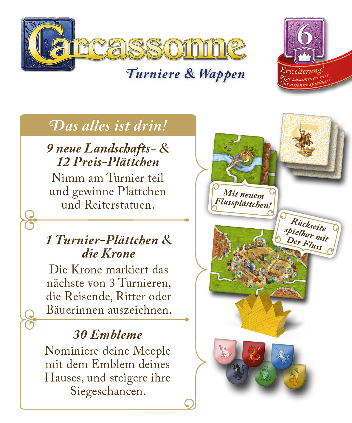 Carcassonne – 6. Graf, König und Konsorten