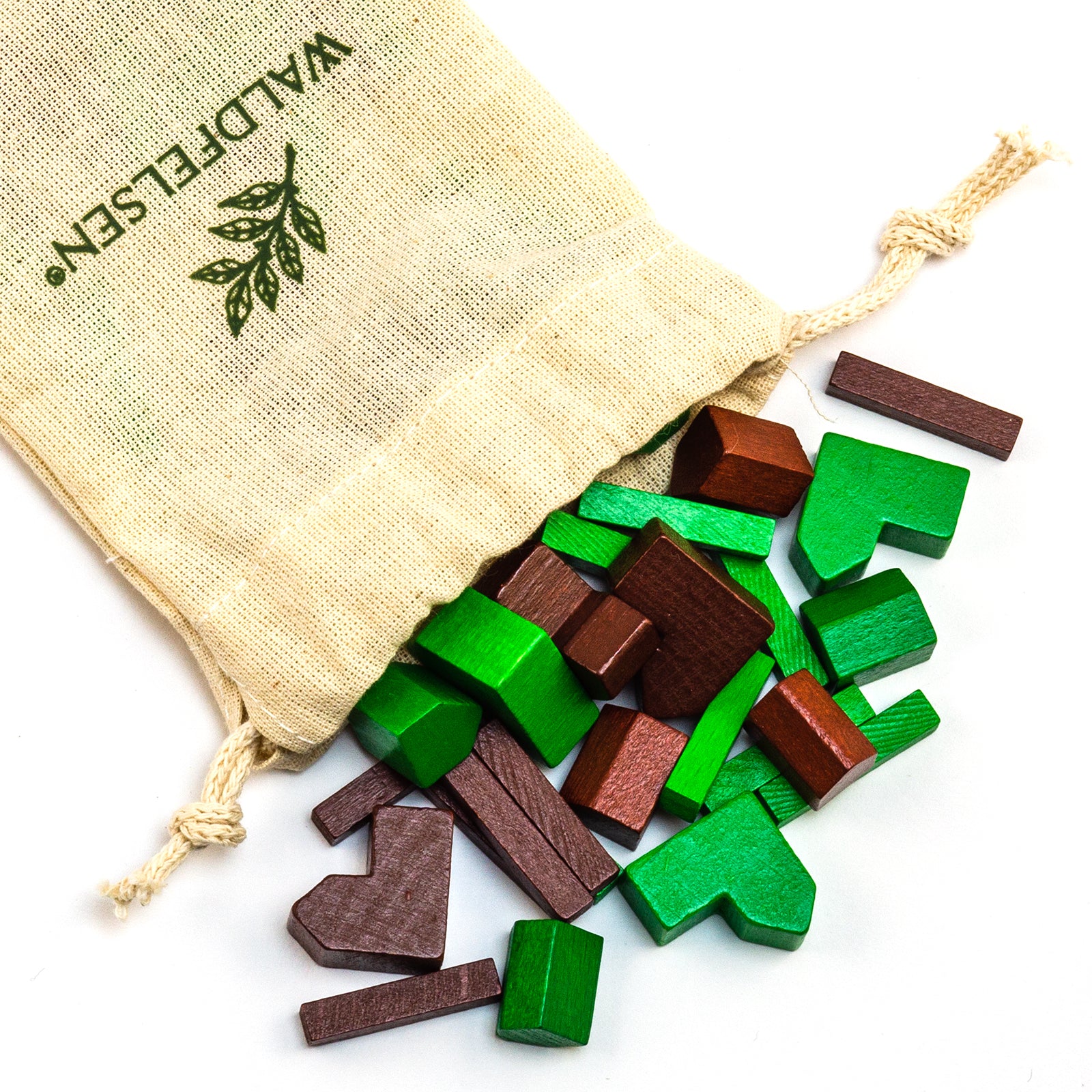 Settlers wooden figures - sets for 2 players