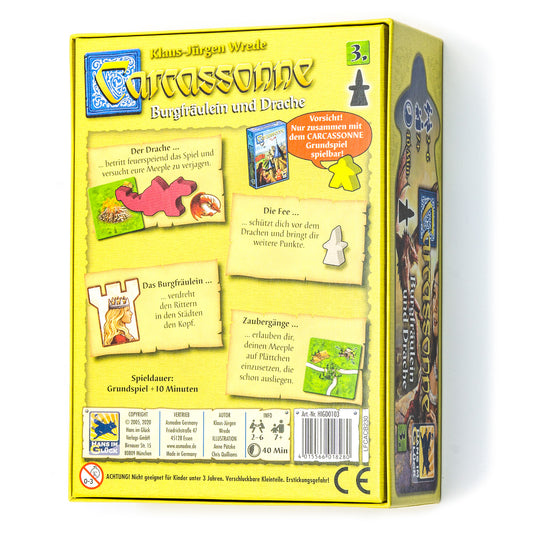 Carcassonne – 3. Burgfräulein und Drache