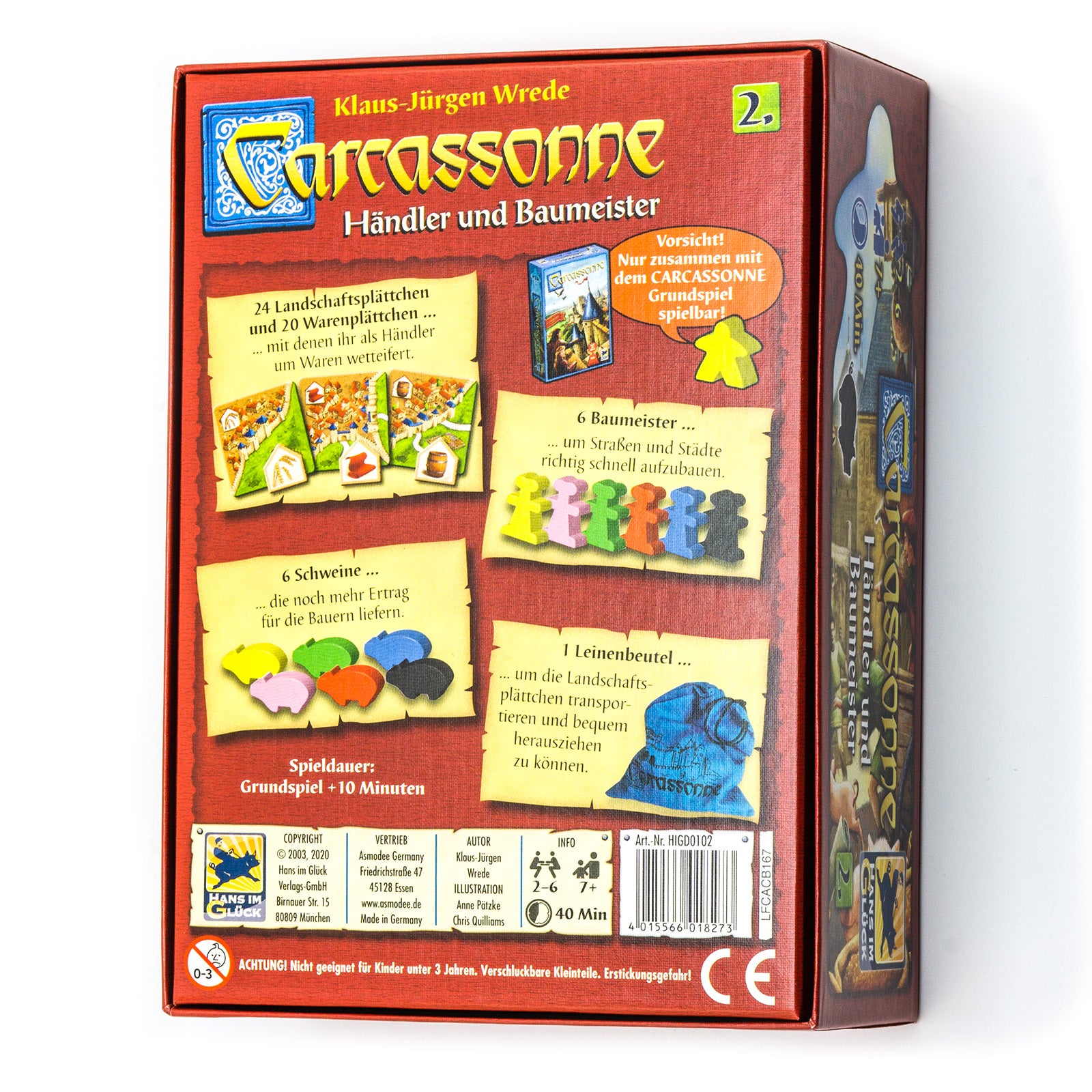 Carcassonne – 2. Händler und Baumeister