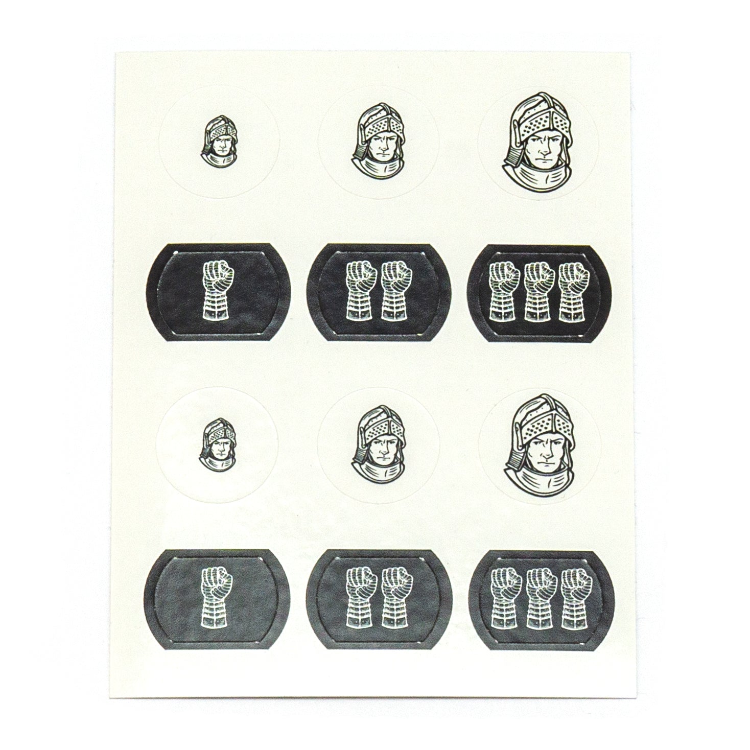 Settlers stickers - for 6 knights