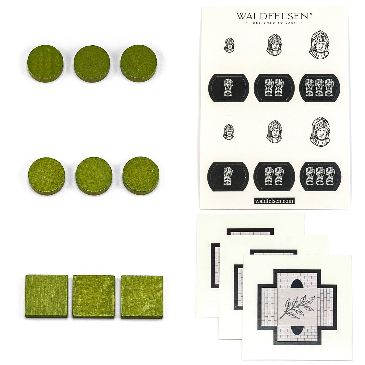 Figurines en bois Settlers - ensembles pour 1 joueur