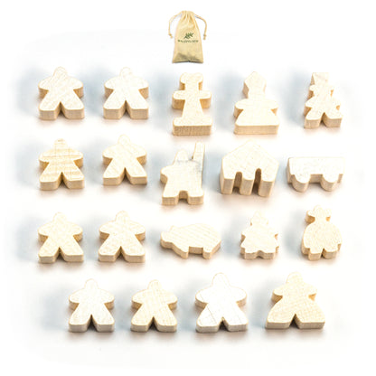 Carcassonne - Figuren Komplett-Set