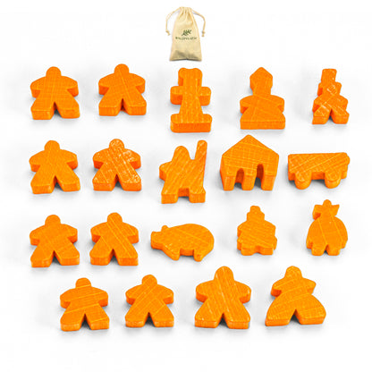 Carcassonne - Figuren Komplett-Set