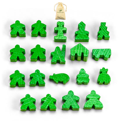 Carcassonne - Figuren Komplett-Set
