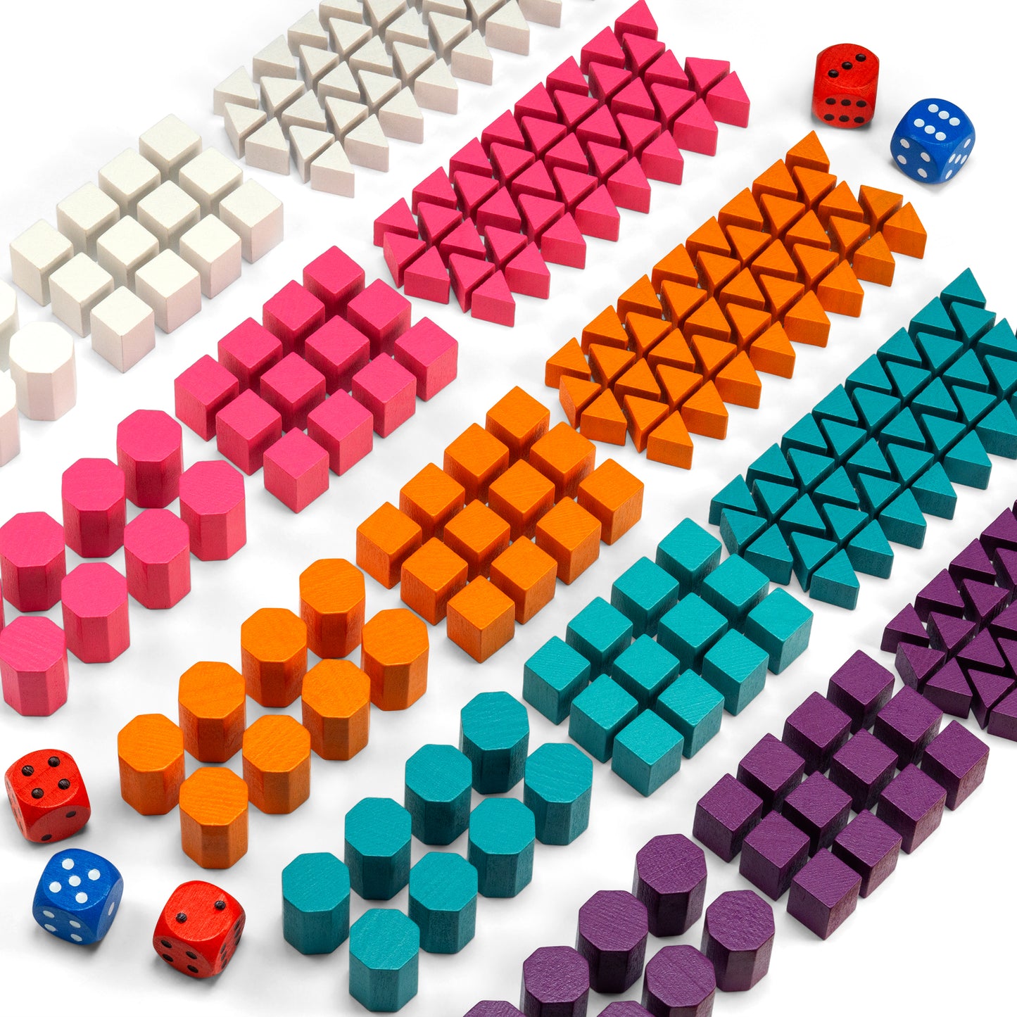 Risiko Holzfiguren - Set für 5 Spieler