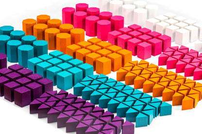 Risiko Holzfiguren - Set für 5 Spieler