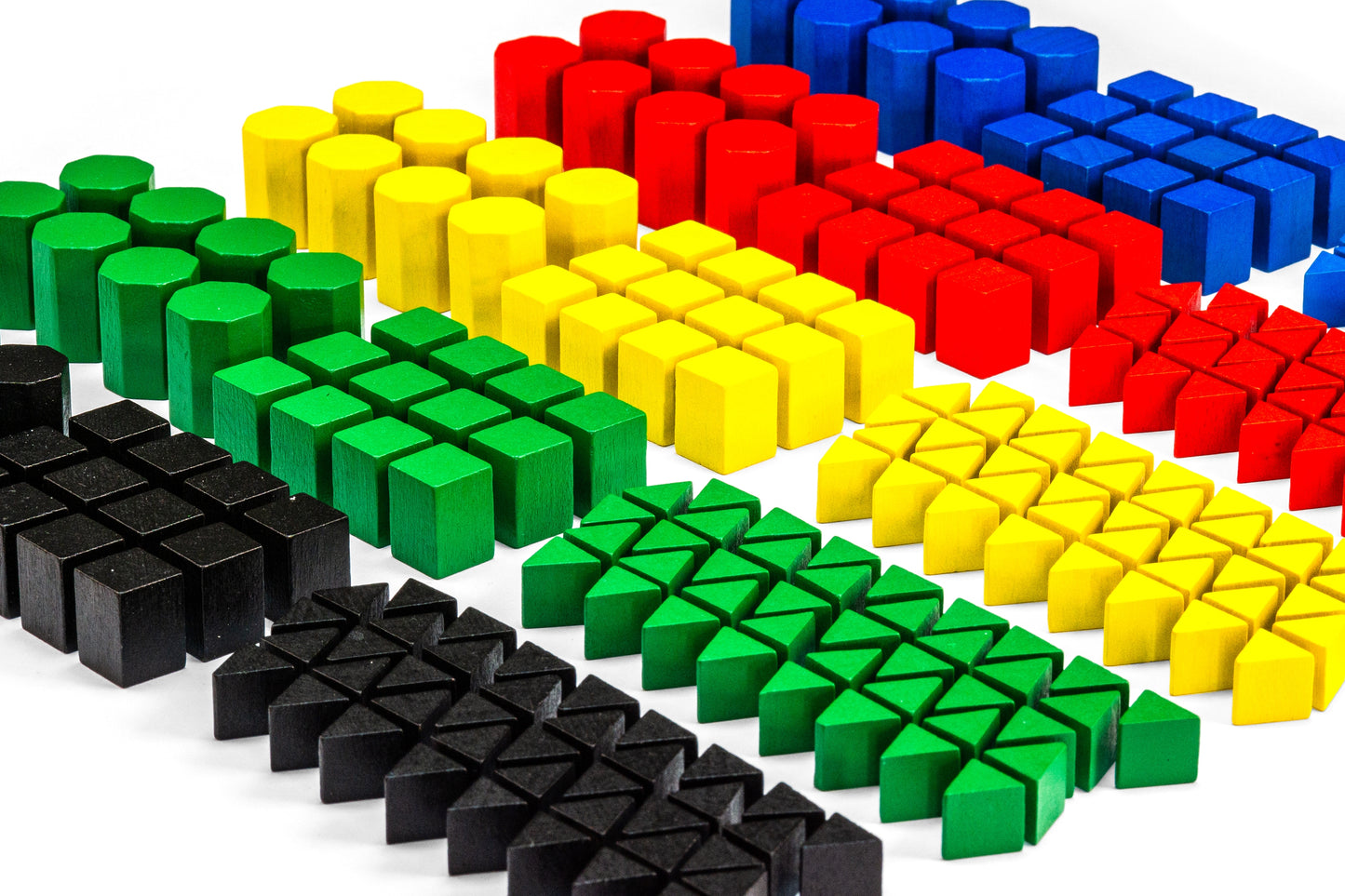 Risiko Holzfiguren - Set für 5 Spieler