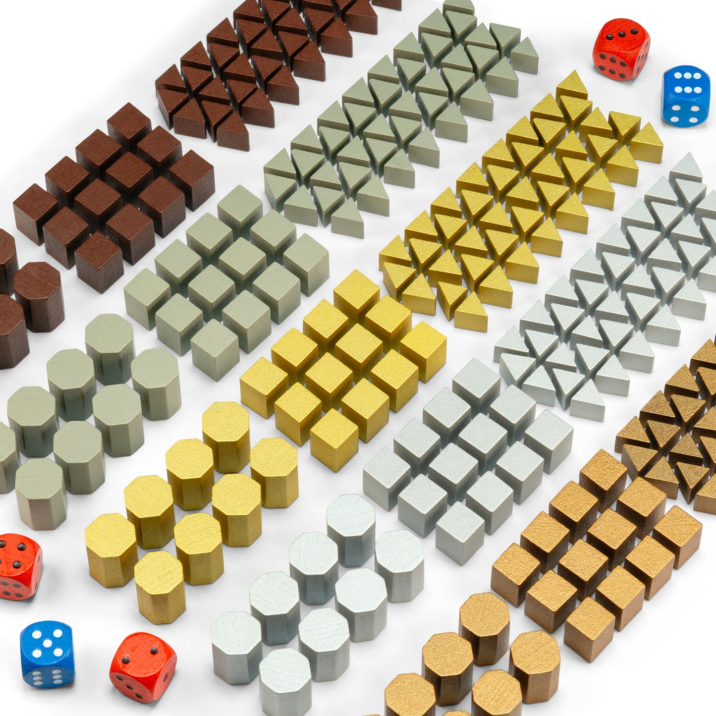 Risiko Holzfiguren - Set für 5 Spieler